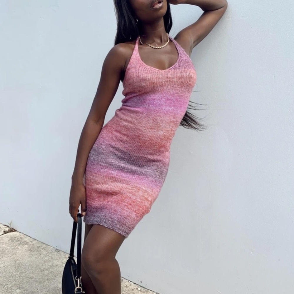 Princess polly Blair midi dress pink size S/M